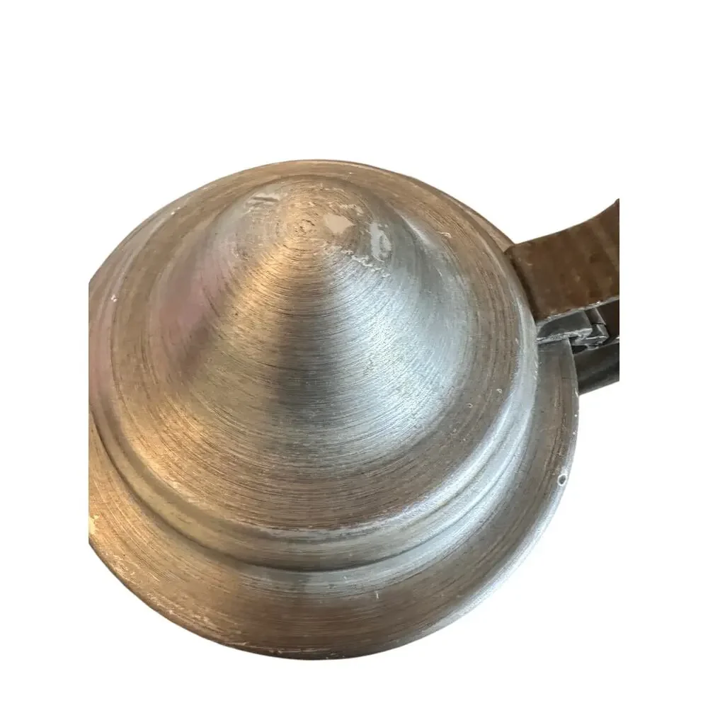 Vintage Pewter Stein Ice Bucket Beer Bucket with Hinged Lid & Handle